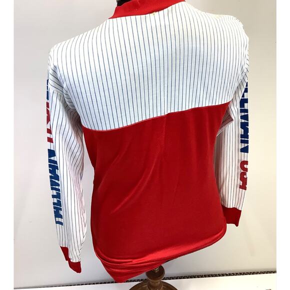 Vtg 70/80s Hallman Racing USA Honda Racing Jersey Shirt Motocross Long Sleeve Lg - Picture 4 of 8